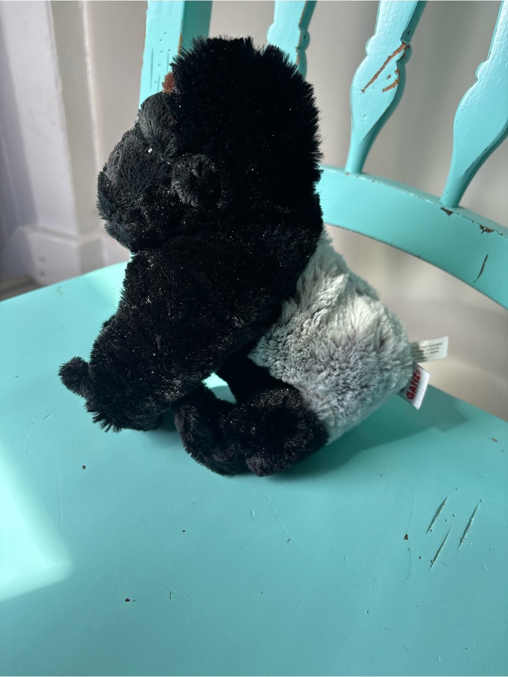 SILVERBACK GORILLA Ganz Webkins Plush Toy Stuffed Animal Gift  9”